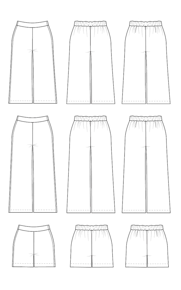 large size trouser sewing pattern