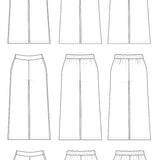 large size trouser sewing pattern