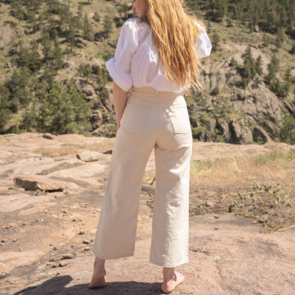 Anna Allen Clothing - Helene Selvedge Jeans UK 18-36 - PDF Pattern