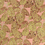 pink printed light weight drapey cotton lawn fabric