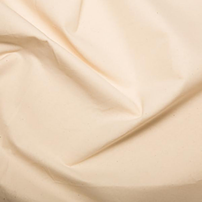 heavy weight cream cotton calico fabric