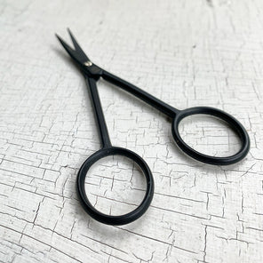 Teflon Coated Curved Blade Scissors 11cm