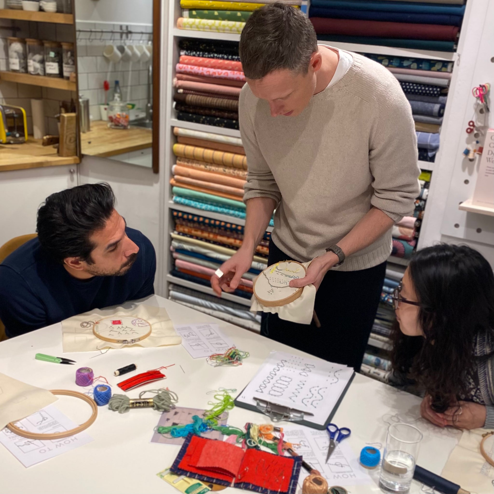 Hand Embroidery with Richard McVetis