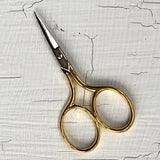 Gold Plate Small Embroidery Scissors 7cm