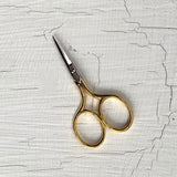 Gold Plate Small Embroidery Scissors 7cm