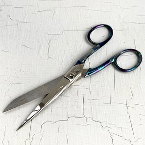 Premax 15255 Sewing Scissors - Classica Collection, 6 Inch Nickel-Plated Carbon Steel, Made In Italy