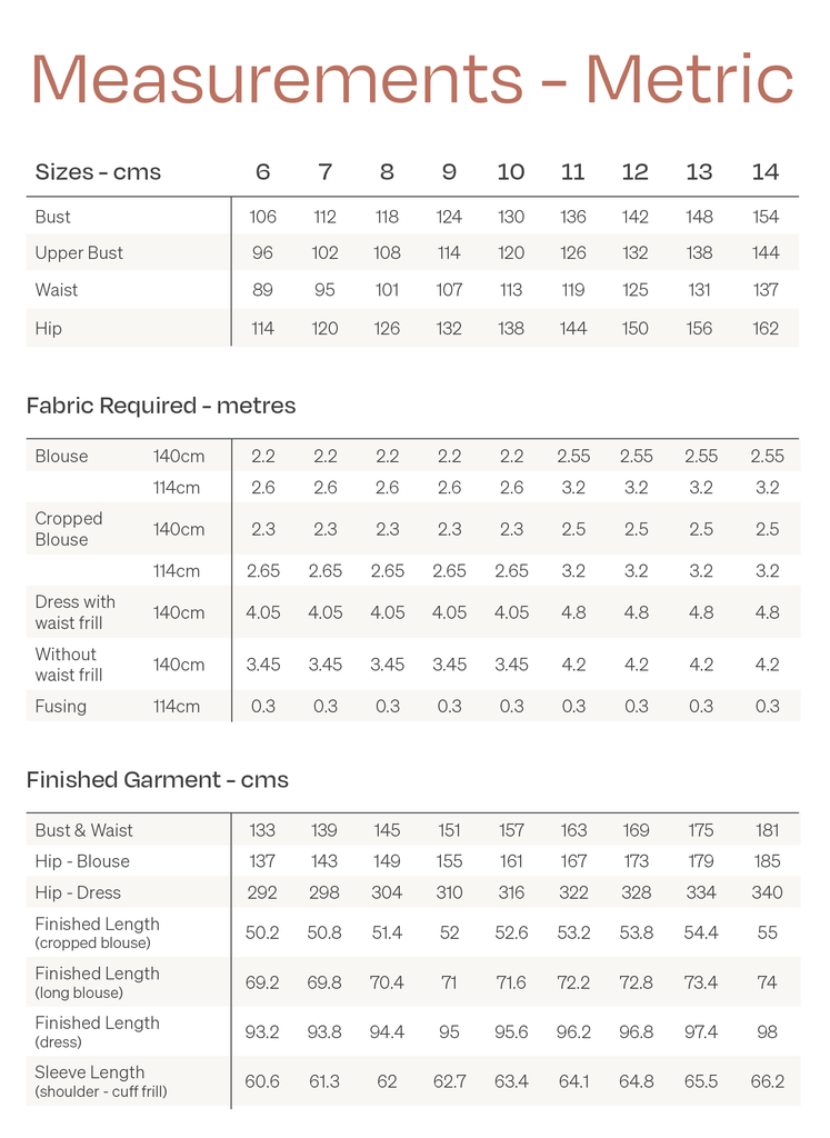 Papercut Patterns - Ashling Curve Blouse / Dress