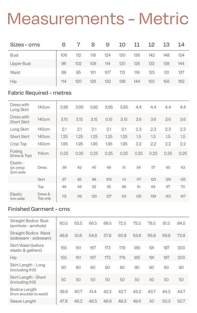 Papercut Patterns - Estella Curve Dress, Top & Skirt