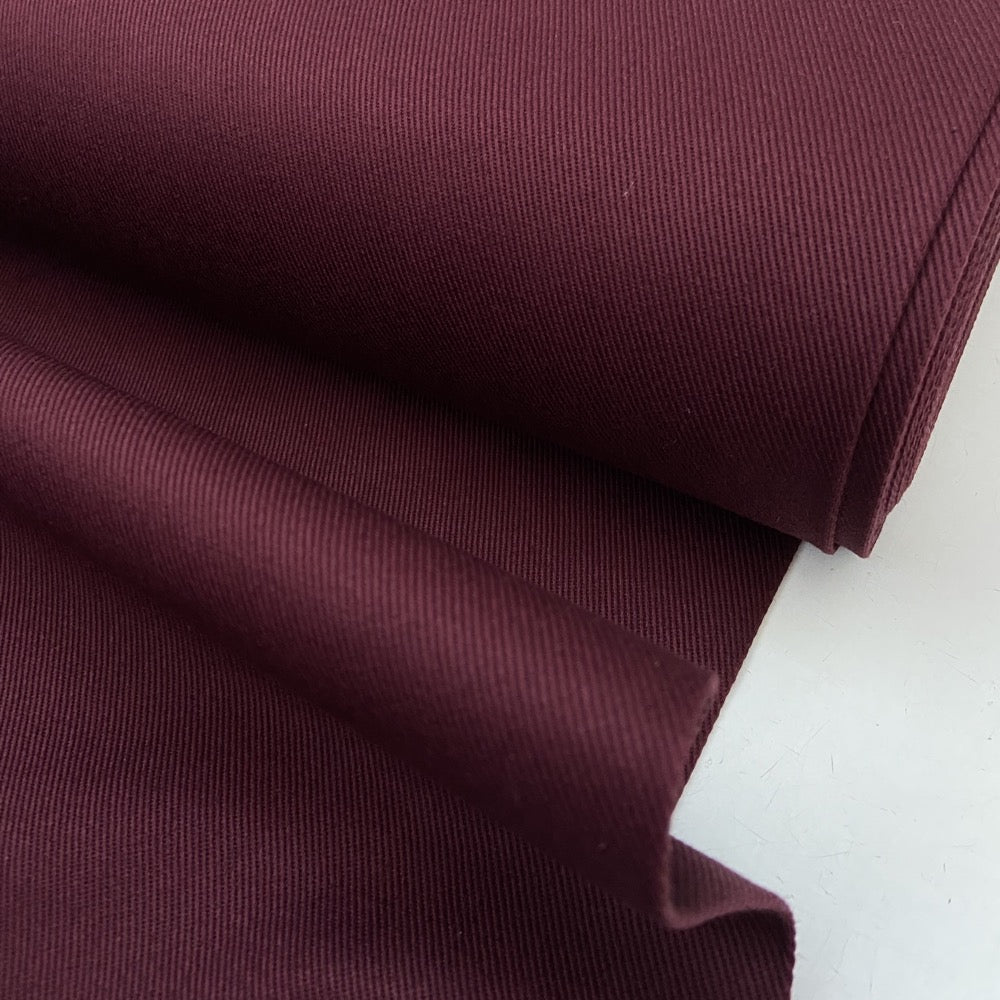 Japanese Cotton Twill - 68 Burgundy