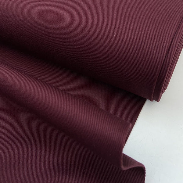 Japanese Cotton Twill - 68 Burgundy