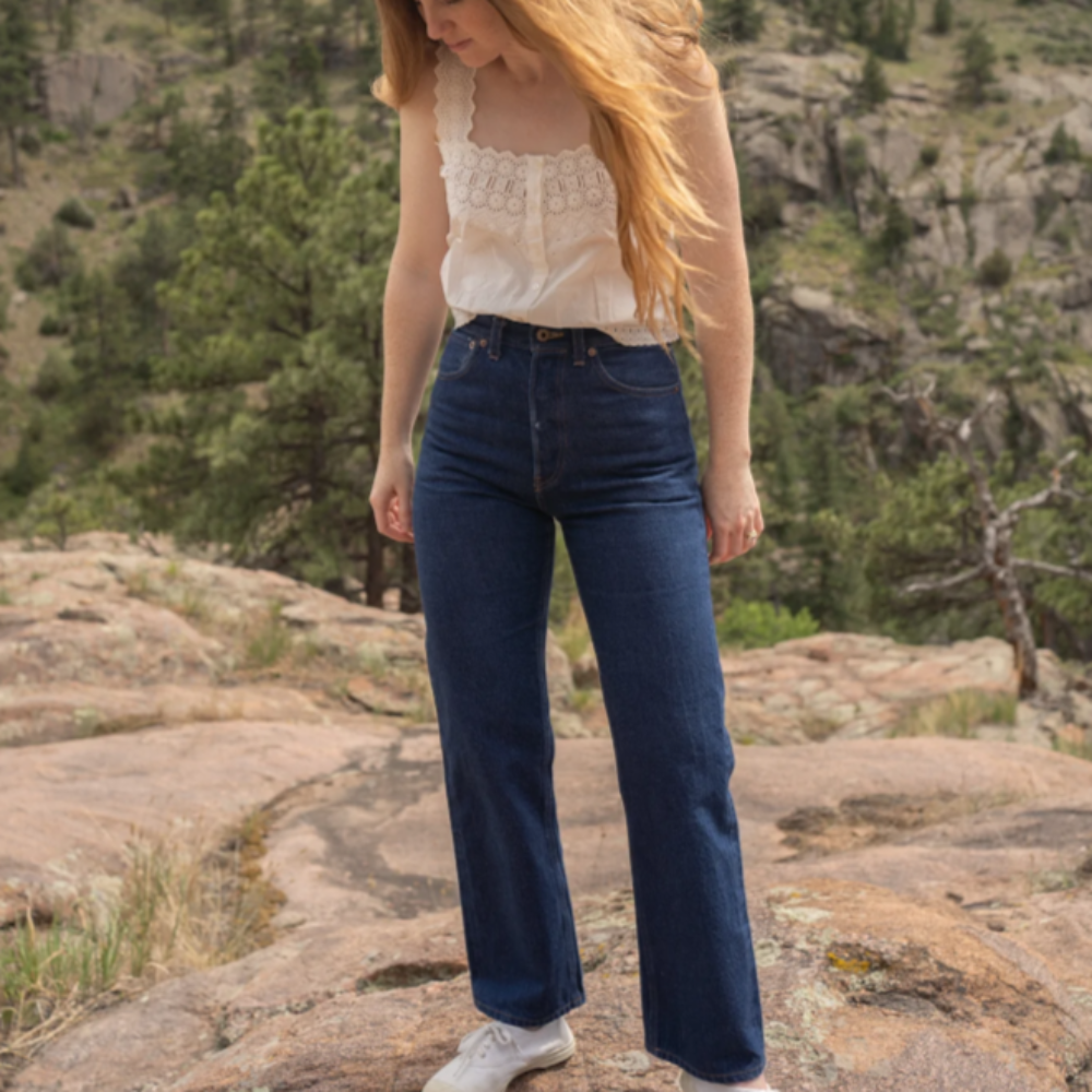 Anna Allen Clothing - Helene Selvedge Jeans UK 4-28 - PDF Pattern