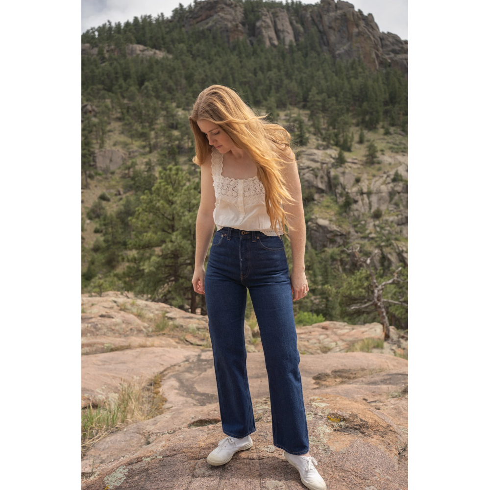 Anna Allen Clothing - Helene Selvedge Jeans UK 4-28 - PDF Pattern
