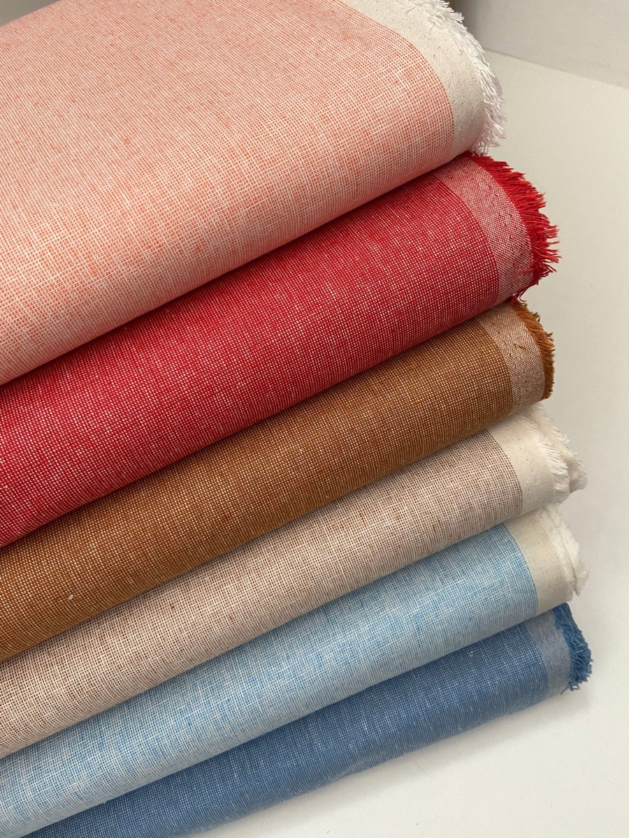 Essex Linen Mix Homespun - Orangeade