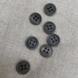 Corozo Button - Grey - 11.4mm