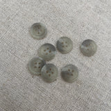 Polyester Shirt Button - Light Grey - 11.4mm