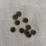 Corozo Button - Green - 11.4mm
