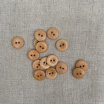 Wooden Button - Beige