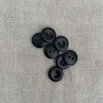 Wooden Button - Black