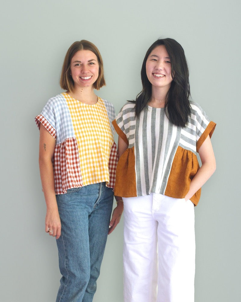 Matchy Matchy SC - Collage Gather Top - PDF Pattern