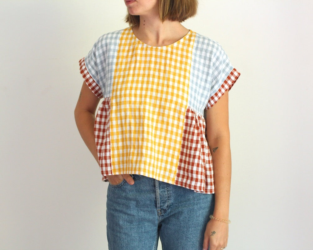 Matchy Matchy SC - Collage Gather Top - PDF Pattern