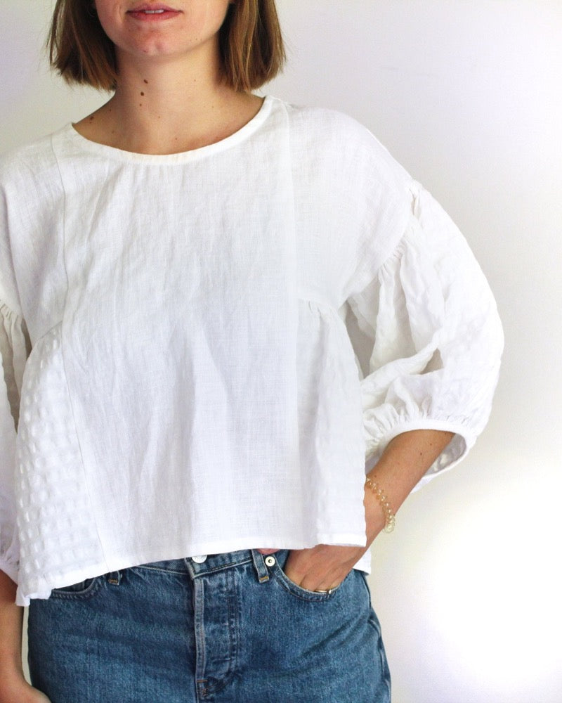 Matchy Matchy SC - Collage Gather Top - PDF Pattern