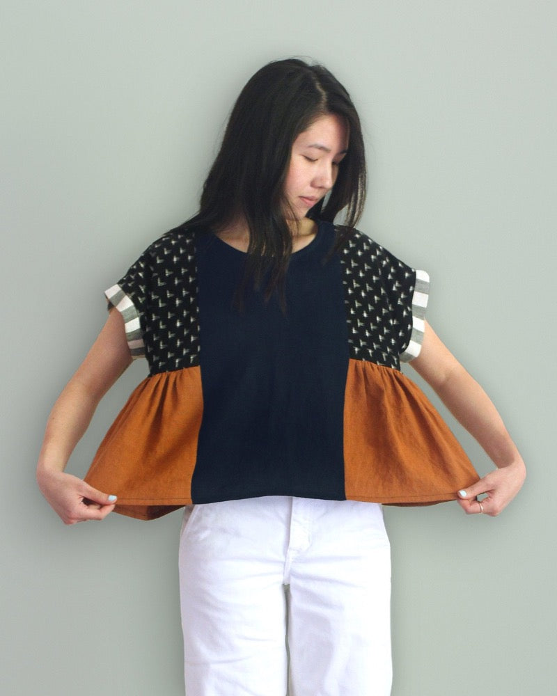 Matchy Matchy SC - Collage Gather Top - PDF Pattern
