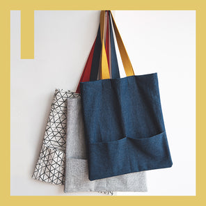 Introduction to Machine Sewing: Make a Tote Bag Or Envelope Cushion