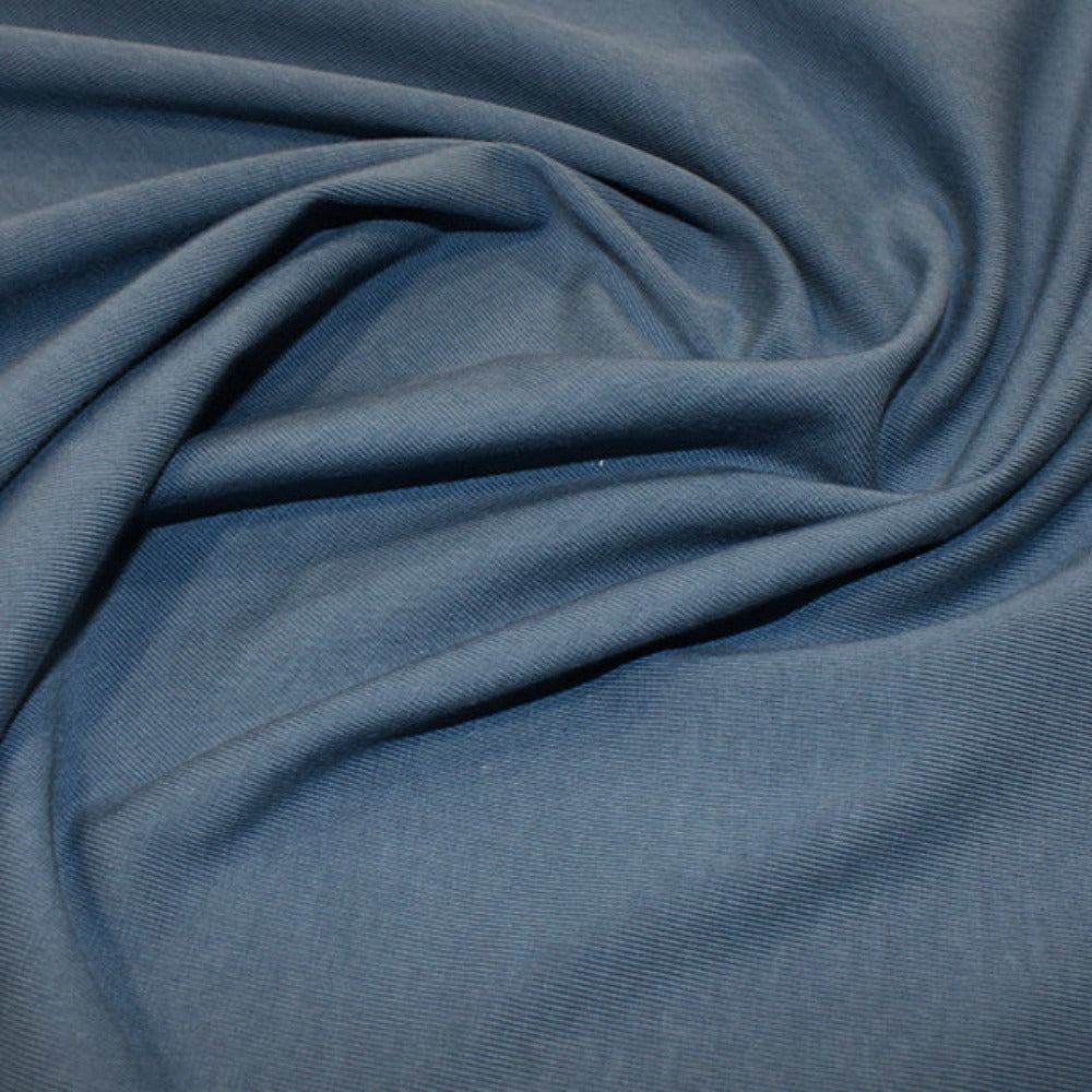 Organic Cotton Single Jersey - Denim