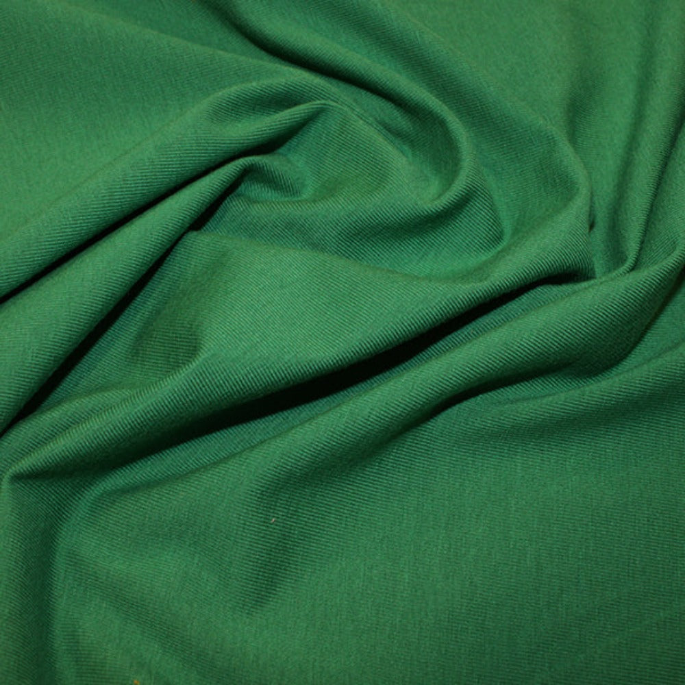 Organic Cotton Single Jersey - Emerald