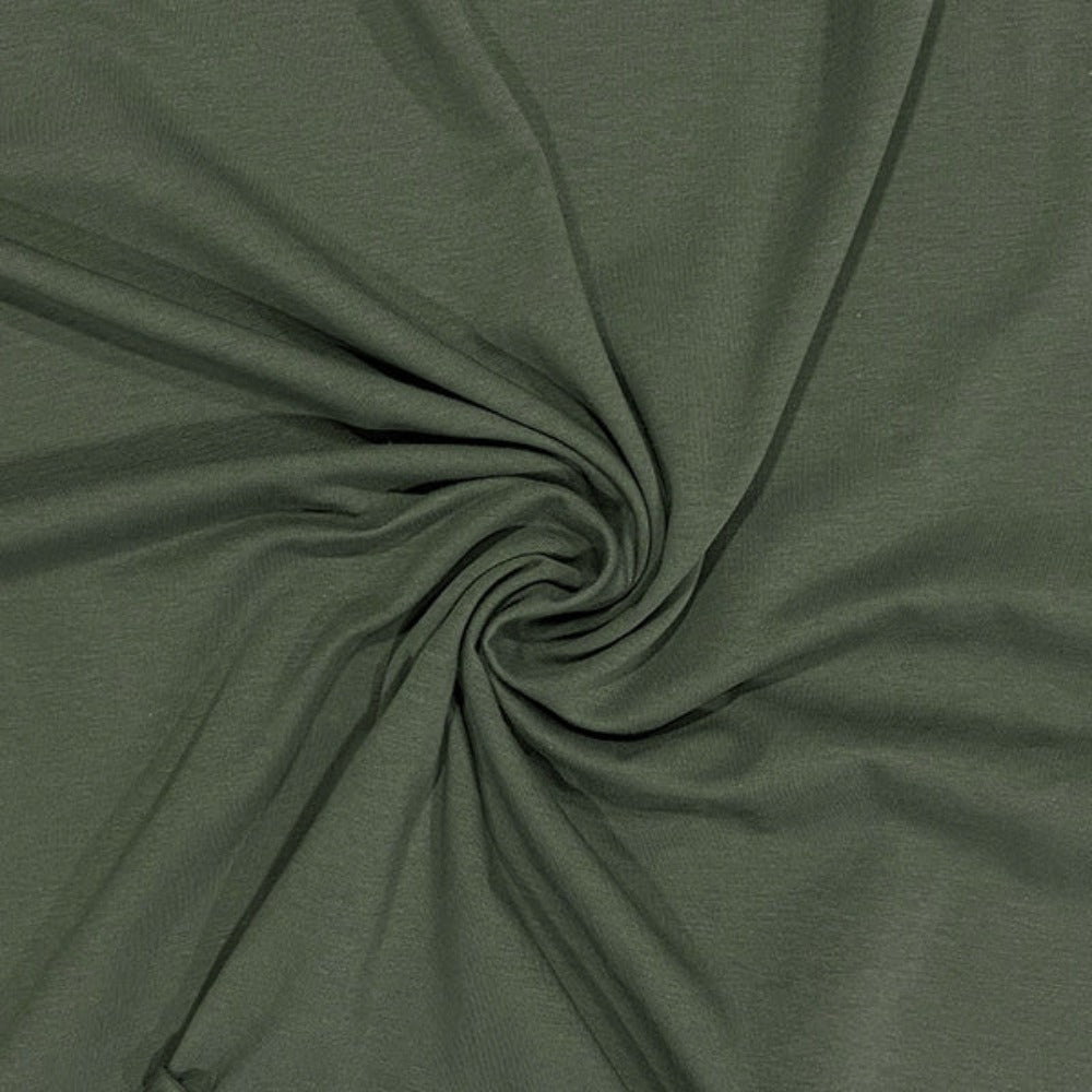 Organic Cotton Single Jersey - Forest