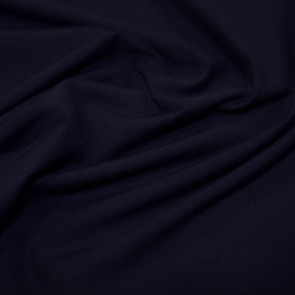 Organic Cotton Single Jersey - Navy
