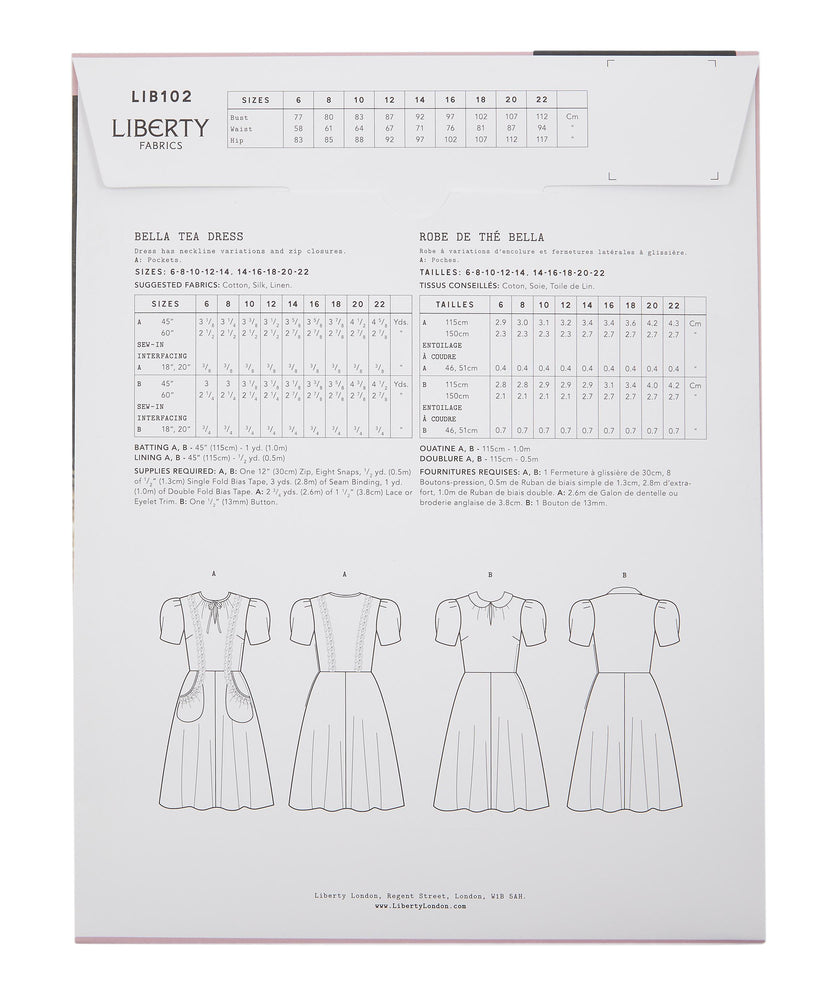Liberty Fabrics - Bella Tea Dress