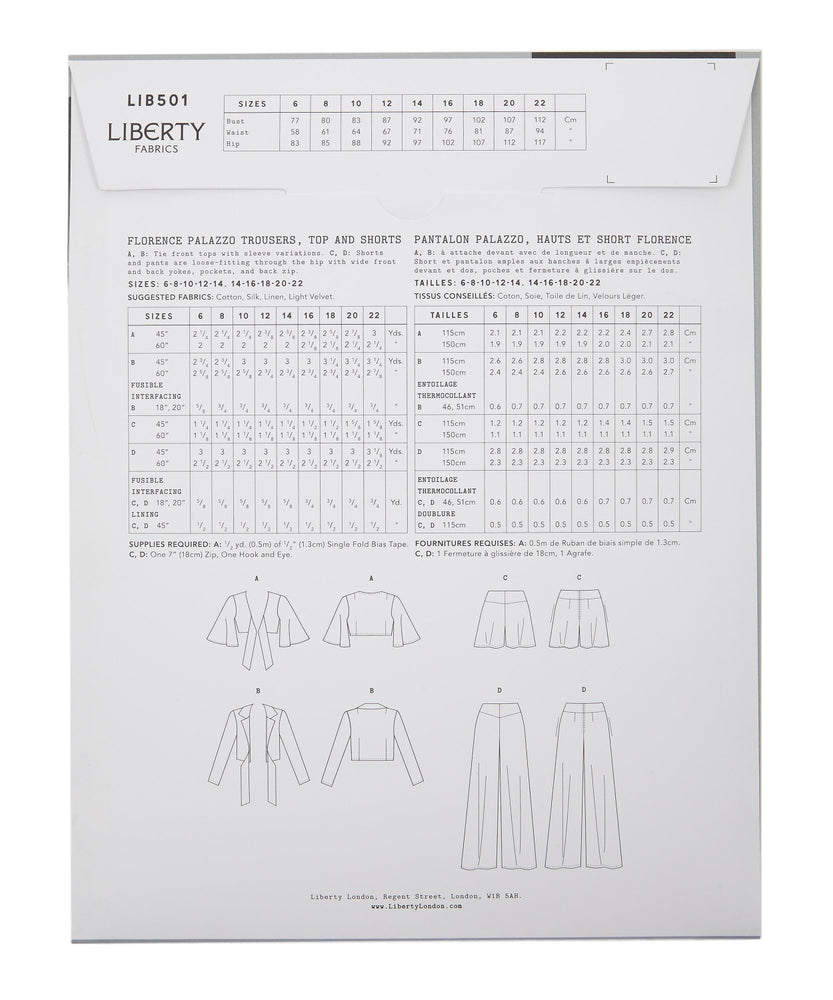 Liberty Fabrics - Florence Palazzo Suit