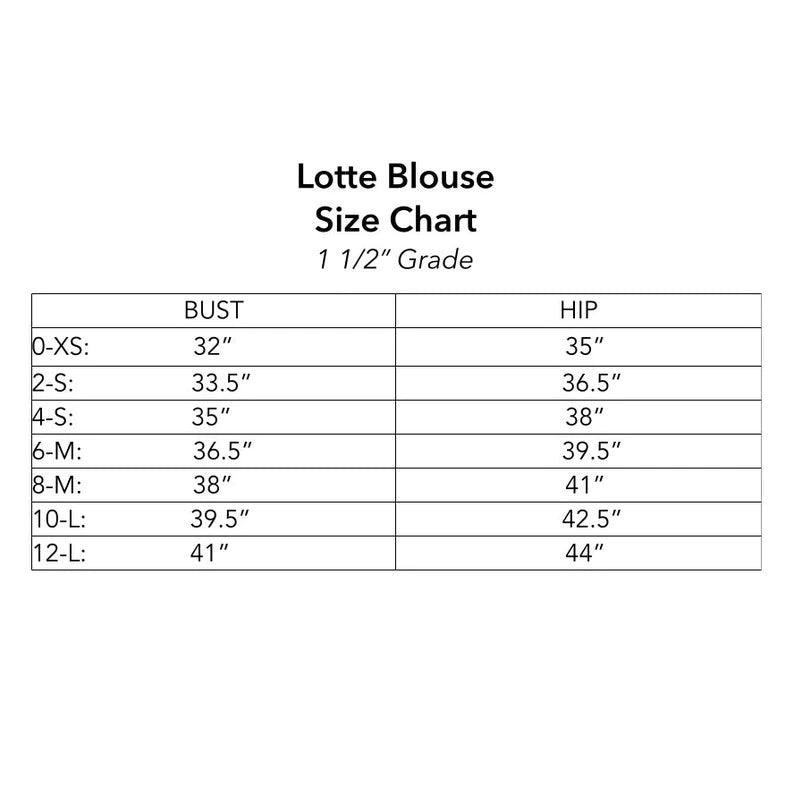 Anna Allen Clothing - Lotte Blouse - PDF Pattern