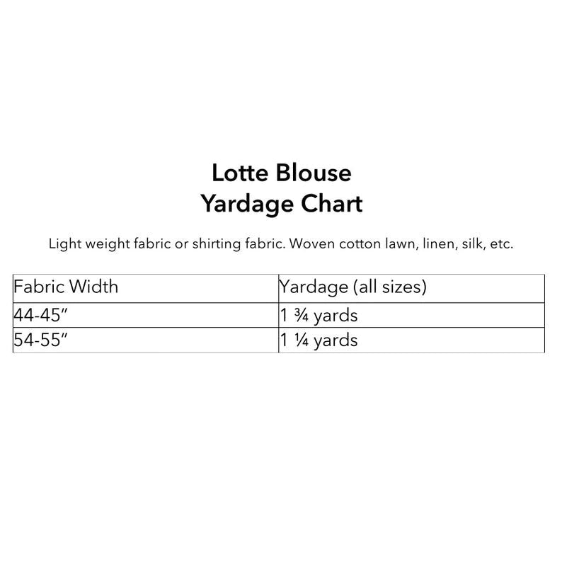 Anna Allen Clothing - Lotte Blouse - PDF Pattern