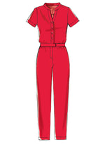 McCall's 7330 - Misses' Button-Up Utility Jumpsuits and Rompers