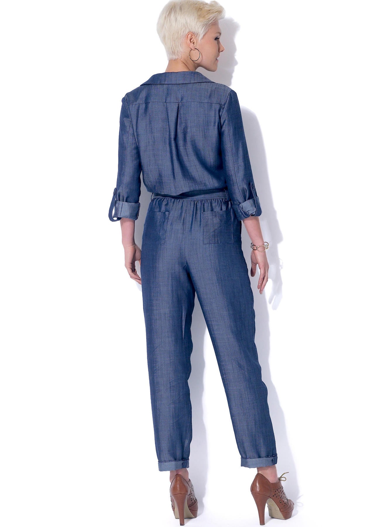 McCall's 7330 - Misses' Button-Up Utility Jumpsuits and Rompers