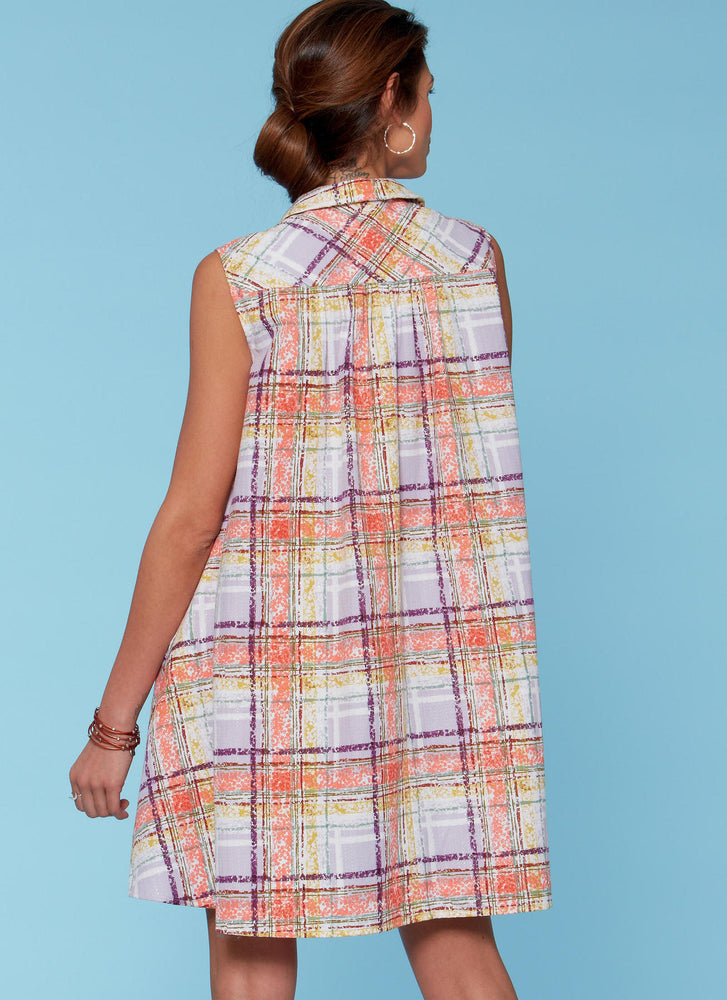 McCall's 7565 - Misses' Shirtdresses with Sleeve Options, and Belt
