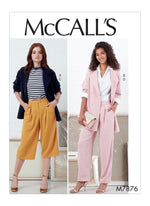 McCall's 7876 - Misses' Jackets and Pants
