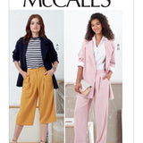McCall's 7876 - Misses' Jackets and Pants