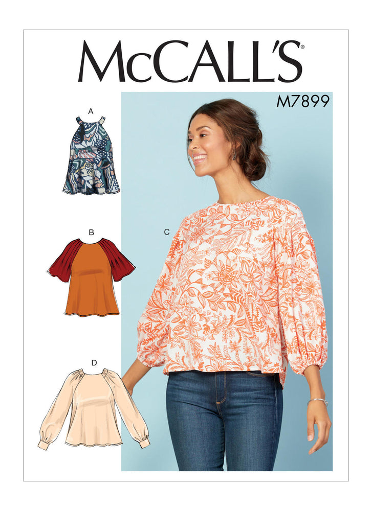 McCall's 7899 - Misses' Tops
