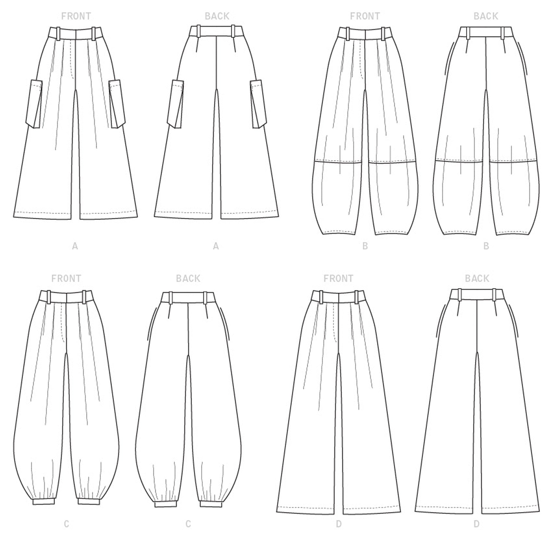 McCall's 7907 - Misses' Pants