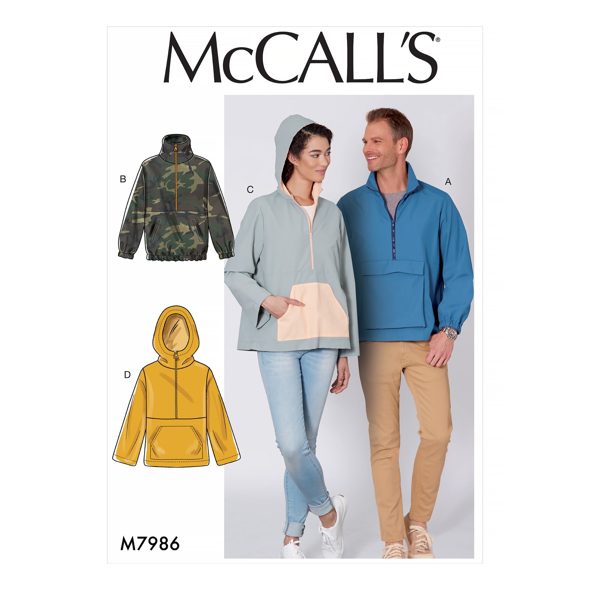 McCall's 7986 - Misses' and Men's Jackets