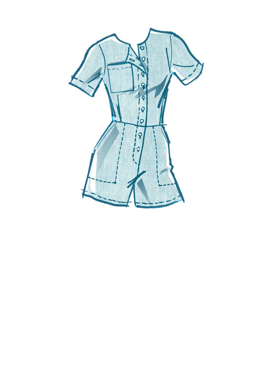 McCall's 8046 - Misses Romper, Jumpsuit, & Belt #TrudyMcCalls