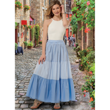 McCall's 8066 - Misses' Pull-On Gathered Skirts with Tier #PosieMcCalls
