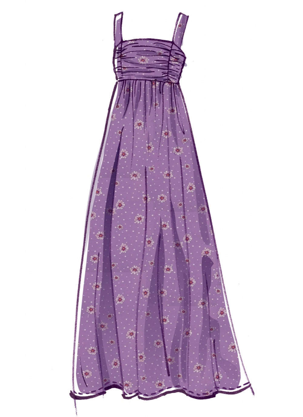 McCall's 8108 - Misses' Empire Seam Gathered Dresses