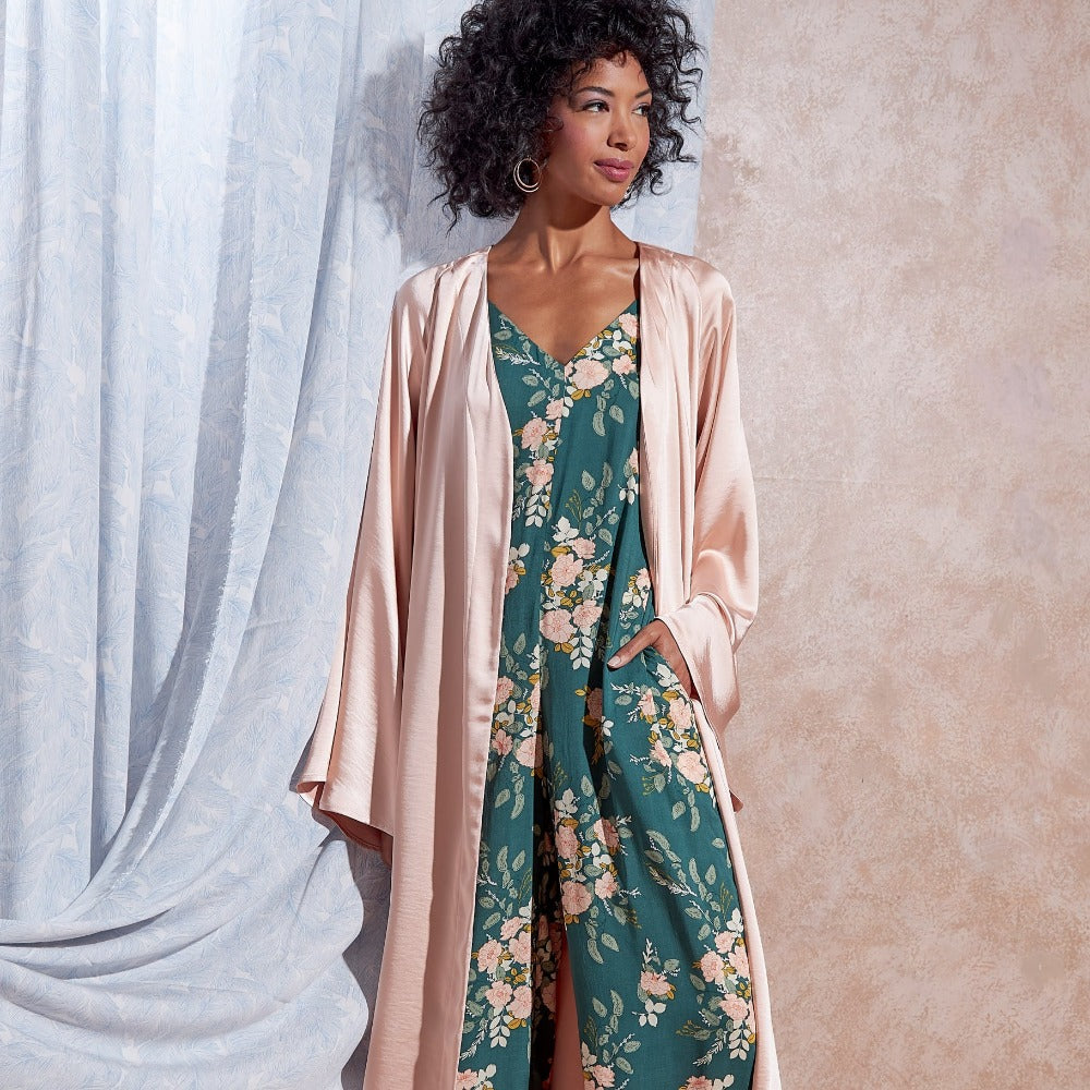 McCalls 8261  - Misses' Playsuit, Jumpsuit, Robe with Sash