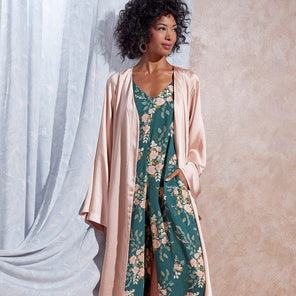 McCalls 8261  - Misses' Playsuit, Jumpsuit, Robe with Sash