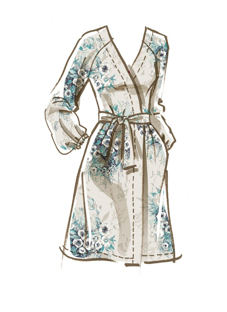 McCalls 8261  - Misses' Playsuit, Jumpsuit, Robe with Sash