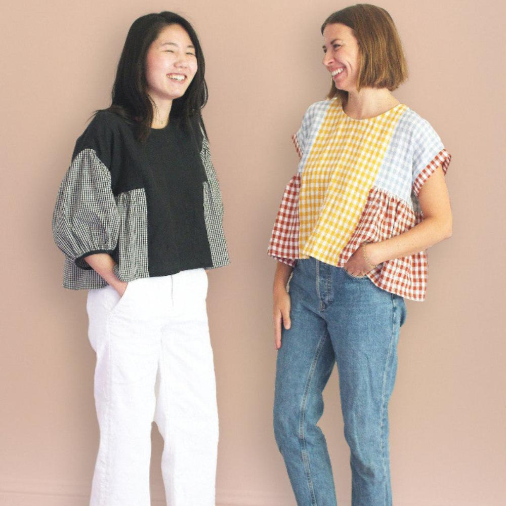 Matchy Matchy SC - Collage Gather Top - PDF Pattern